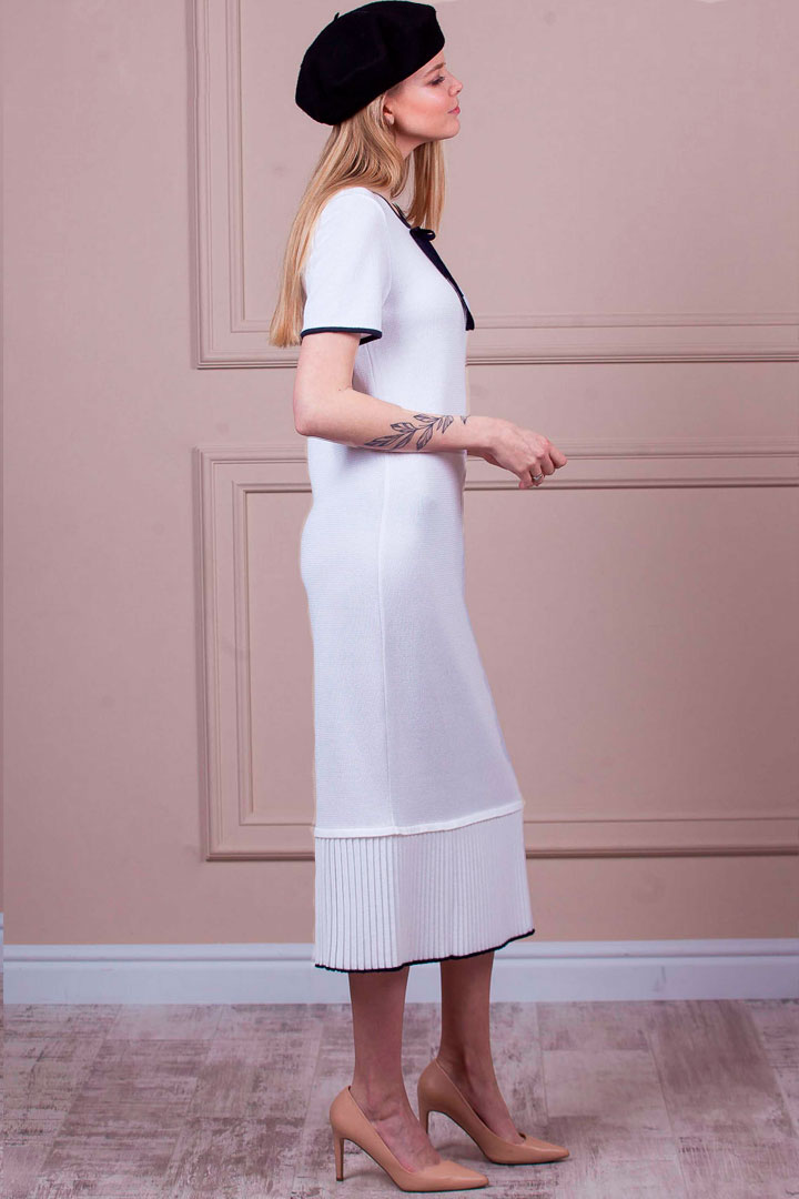 Фото товара 18864, платье-миди трикотажной вязки